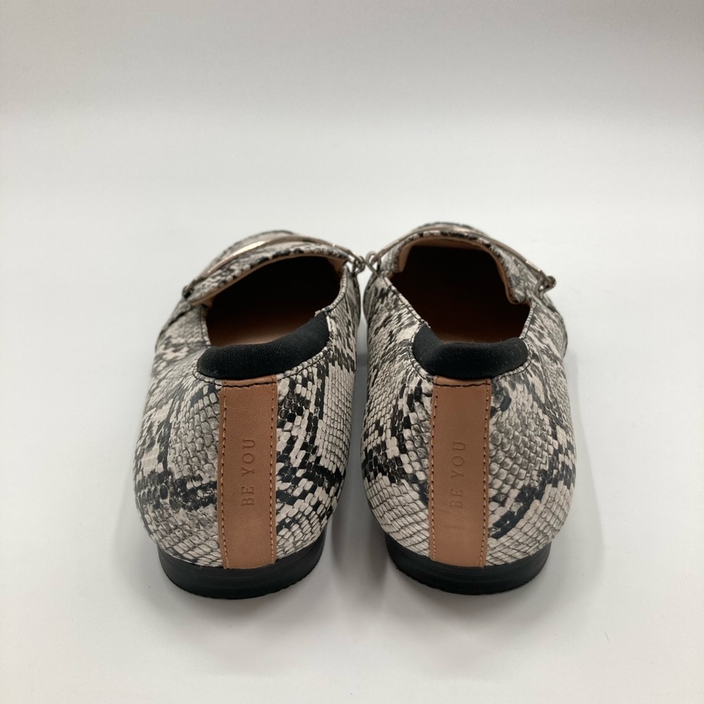 Dr. Scholl's Black and White Snake Print Loafers - Picture 11 of 11